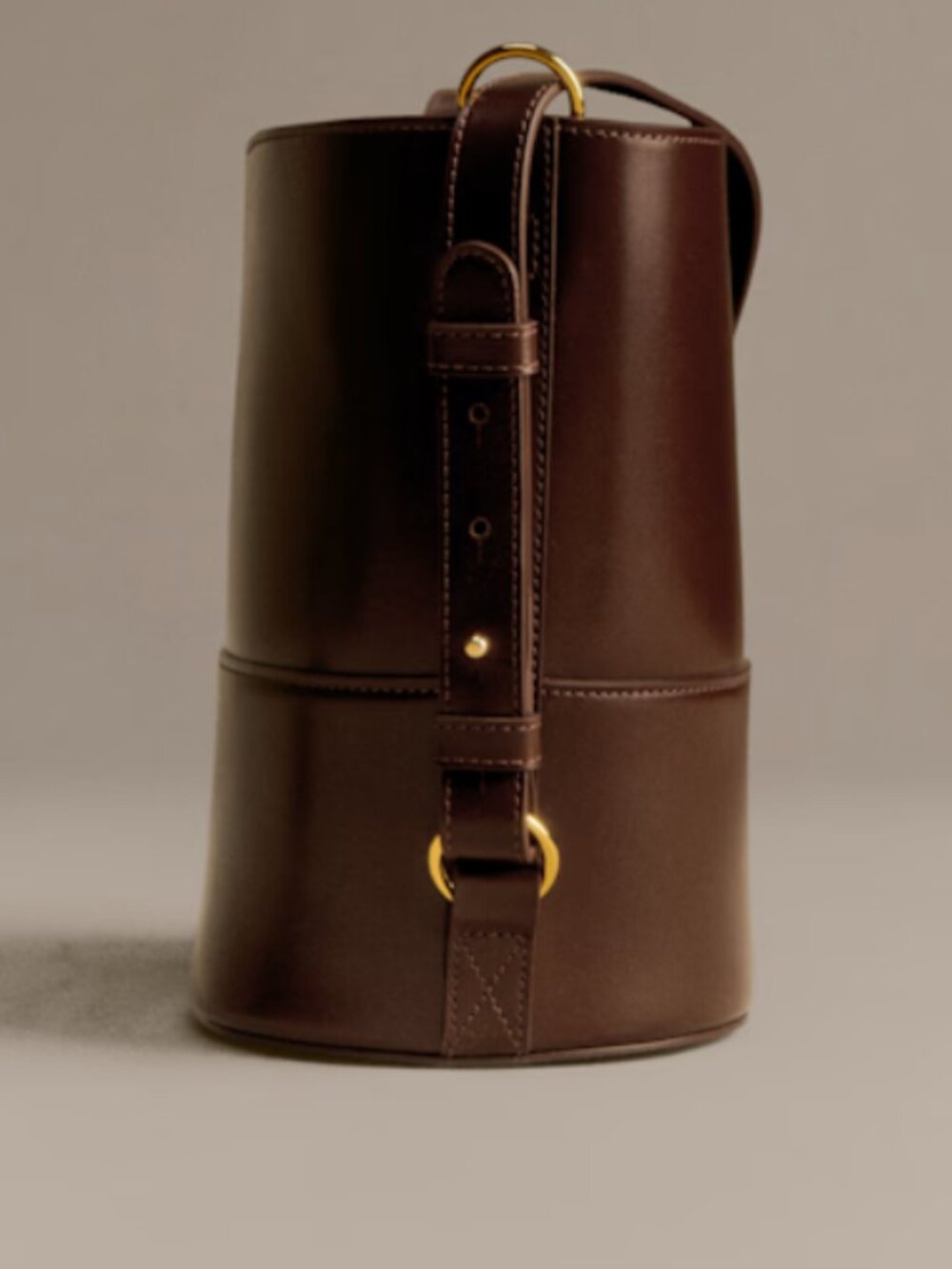 Sezane - Gary Bag - Glossy Chocolate - Picture 2 of 3